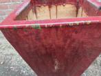 bloembakken koraalrood van beton groot, Tuin en Terras, Bloempotten, Ophalen of Verzenden, 'T Olde Gre-j, Info@toldegrej.nl, Endepoelstraat 20f Didam