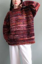 Vintage wollen trui regenboog outdoor M L, Maat 38/40 (M), Overige kleuren, Ophalen of Verzenden, Zo goed als nieuw