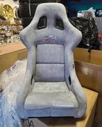 NRG Prisma Ultra Alcantara Grijs Kuipstoel Sportstoel, Auto diversen, Tuning en Styling, Ophalen of Verzenden