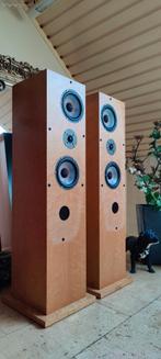 ProAc Response 3 Signature - Zuilspeaker Birds Eye Maple., Ophalen of Verzenden, 120 watt of meer, Front, Rear of Stereo speakers