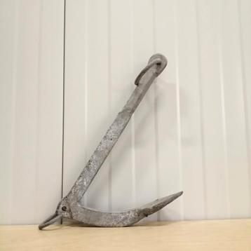 Antiek Anker/Haak + Ringen | IJzer | 2.5 kg | 40 cm beschikbaar voor biedingen