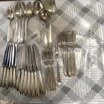 Verzilverd vintage bestek WMF met parelrand 35 stuks, Ophalen of Verzenden