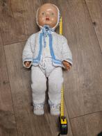 Vintage Babypop met gebreide kleding, Ophalen, Gebruikt, Babypop