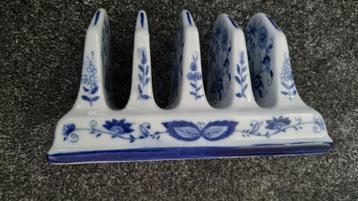 Meissen toastrek in het Blue Danube patroon beschikbaar voor biedingen