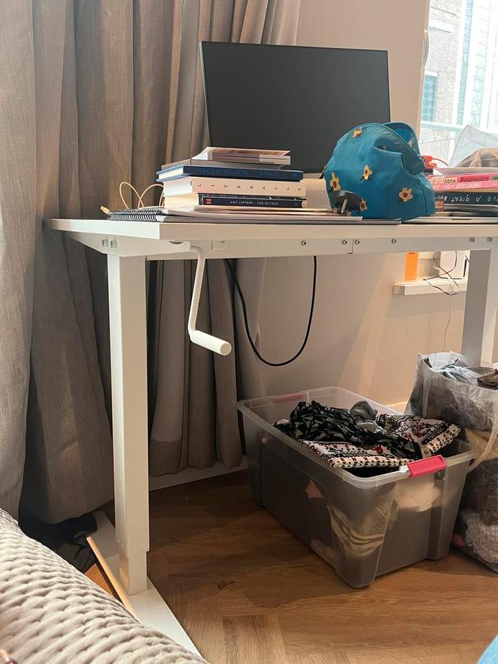 IKEA Zit/Sta Bureau 70x120 - Snelle Verkoop, Huis en Inrichting, Bureaus, Gebruikt, Stabureau, In hoogte verstelbaar, Ophalen