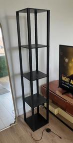 Tall Black 5-Tier Shelf – Minimalist Design, Huis en Inrichting, Woonaccessoires | Wandplanken en Boekenplanken, Ophalen