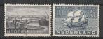 postzegels NVPH 267 + 268 Herdenking Curacao 1934., Postzegels en Munten, Postzegels | Nederland, T/m 1940, Verzenden, Postfris