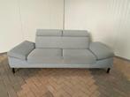 GRATIS LEVERING HEEL NL Montel Grijze 3-zits Bankstel, Driepersoons, 75 tot 100 cm, Ophalen of Verzenden, Zo goed als nieuw