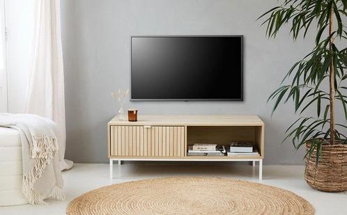 Tv-meubel met natuurlijk ontwerp, Huis en Inrichting, Kasten | Televisiemeubels, Nieuw, 25 tot 50 cm, Metaal, Ophalen of Verzenden