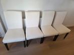 4 Eetkamerstoelen Ikea Henriksdal, Ophalen, Gebruikt, Wit, Vier