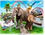 4 tickets aangeboden voor dierentuin.of pretpark of museum., Tickets en Kaartjes, Ticket of Toegangskaart, Drie personen of meer