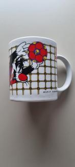 Sylvester de Kat / FC Barcelona Mok - Looney Tunes Vintage, Gebruikt, Keramiek, Ophalen of Verzenden, Overige stijlen