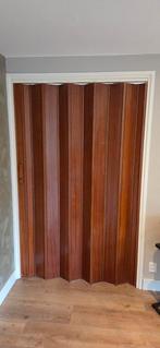 Houten vouwdeur / accordeondeur, Ophalen, Gebruikt, 120 cm of meer, Binnendeur