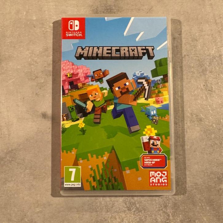 Minecraft - Switch, Spelcomputers en Games, Spelcomputers | Nintendo Switch, Zo goed als nieuw