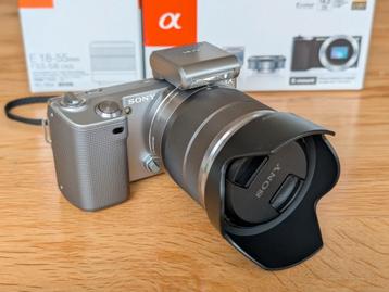 Sony Nex 5 met 18-55 mm objectief beschikbaar voor biedingen