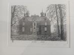 Ets van Wim van der Meij - Kasteel Oud Poelgeest -Oegstgeest, Ophalen of Verzenden