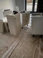 Gratis Keukenkastjes - Zelf Afhalen!, Huis en Inrichting, Keuken | Keukenelementen, Ophalen, Minder dan 50 cm, Gebruikt, Wit