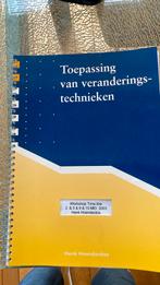 Toepassing van veranderings technieken, Ophalen of Verzenden, Beta, Zo goed als nieuw, HBO
