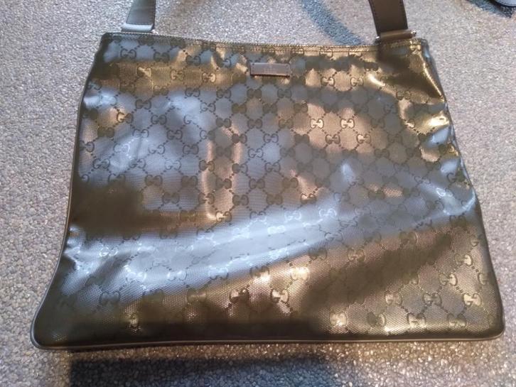 Gucci schoudertas, Sieraden, Tassen en Uiterlijk, Tassen | Damestassen, Zo goed als nieuw, Schoudertasje, Groen, Ophalen of Verzenden