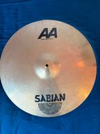 Sabian AA medium ride 20” met 2x scheuren, Ophalen of Verzenden