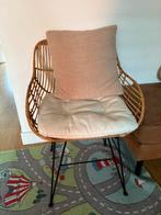 Rotan stoel, Huis en Inrichting, Stoelen, Ophalen, Zo goed als nieuw, Bruin, Eén