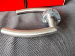 Erka deurkruk en Erka vrij/ bezet wc sluiting rvs, Ophalen of Verzenden, Nieuw, Rvs, Klink of Kruk