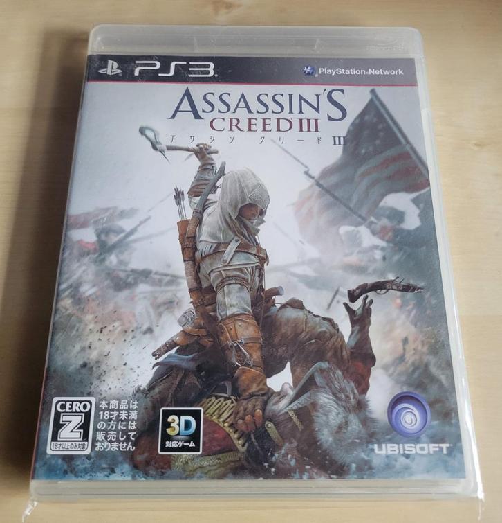 Assassin’s Creed III PlayStation 3 PS3 NTSC-J, Spelcomputers en Games, Games | Sony PlayStation 3, Zo goed als nieuw, Avontuur en Actie