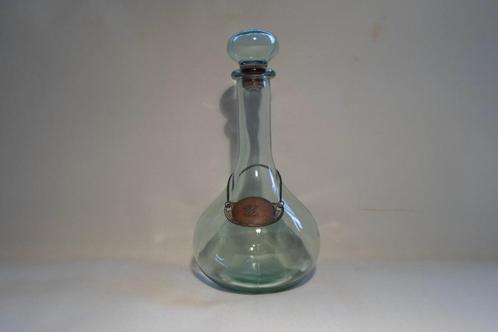 Frans Decanter + Label Vin Jugendstil, Antiek en Kunst, Antiek | Glas en Kristal, Ophalen of Verzenden