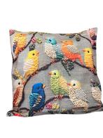 Superleuke kussenhoesjes met gekleurde vogeltjes, 2 stuks, Ophalen of Verzenden, Nieuw, Vierkant