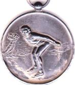 IJSCLUB HAARLEM en OMSTR. 1956, Postzegels en Munten, Penningen en Medailles, Verzenden, Overige materialen