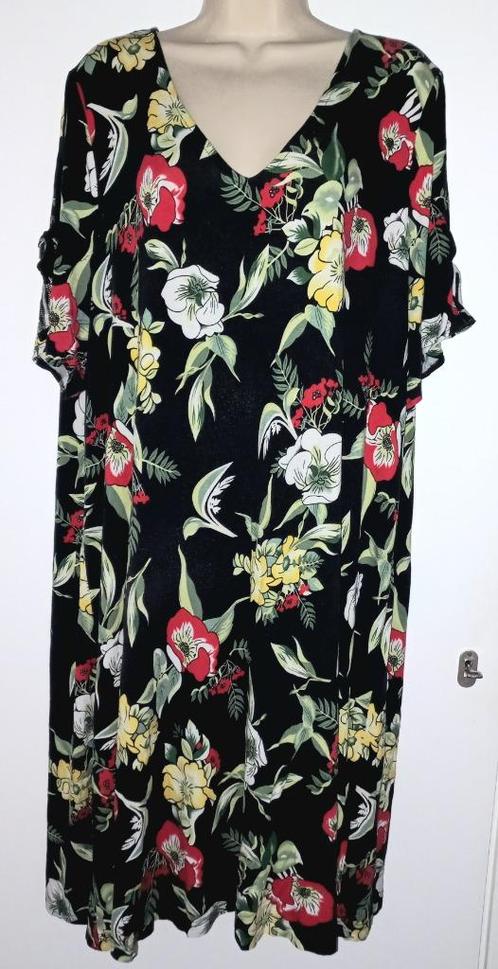 Bonprix jurk maat 50, Kleding | Dames, Grote Maten, Zo goed als nieuw, Jurk, Zwart, Ophalen of Verzenden