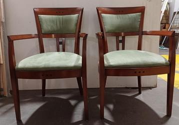 Heldense stoelen - 2 stuks - Mahonie stijl beschikbaar voor biedingen