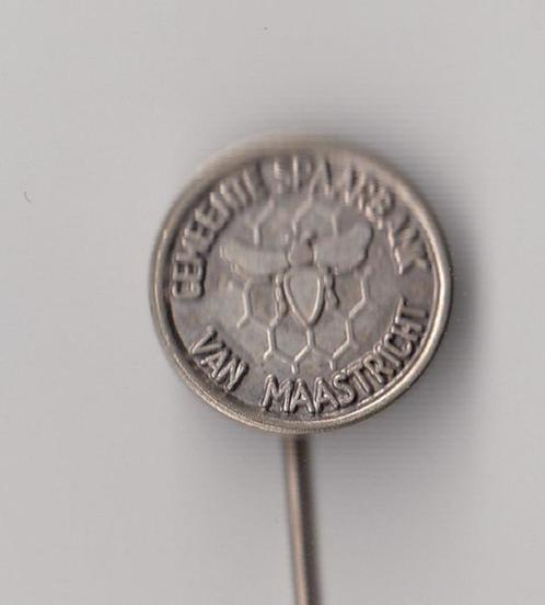 Gemeente Spaarbank Maastricht speldje Bank, Verzamelen, Speldjes, Pins en Buttons, Gebruikt, Speldje of Pin, Overige onderwerpen