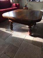 Massief houten salontafel, Ophalen, Gebruikt, 100 tot 150 cm, Klassiek