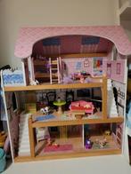 Super lief poppenhuis met verschillende poppetjes, Kinderen en Baby's, Speelgoed | Poppenhuizen, Ophalen, Zo goed als nieuw