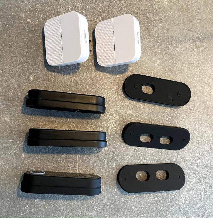 Hombli videodeurbel en Hombli extra gong (chime), Huis en Inrichting, Deurbellen, Gebruikt, Draadloos, Ingebouwde camera, Compatibel met smartphone