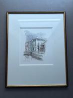 Aquarel Zuidsingel Amersfoort-Cor van den Braber, Ophalen of Verzenden
