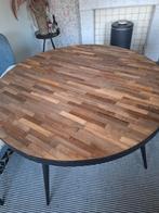 Ronde eettafel te koop aangeboden, Huis en Inrichting, Tafels | Eettafels, Ophalen, Rond, 100 tot 150 cm, 100 tot 150 cm