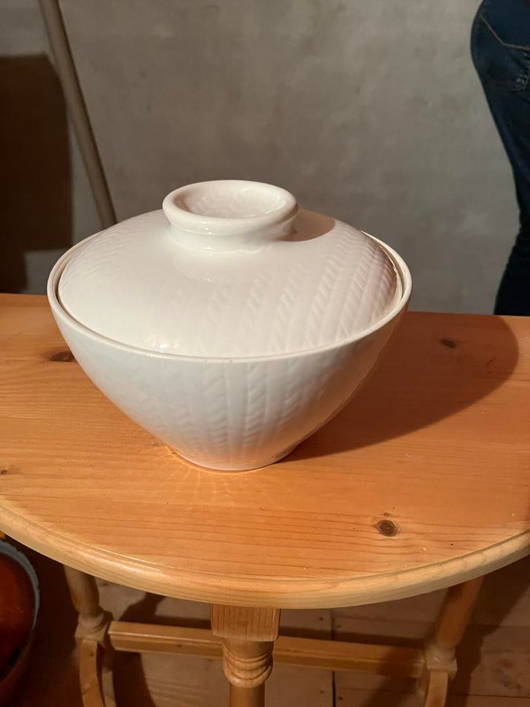 Gien Primefleur Oslo Aardewerk Kom met Deksel, Huis en Inrichting, Ophalen, Gebruikt, Kom(men), Overige stijlen