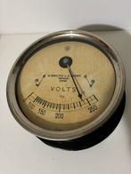 Grote antieke voltmeter, Ophalen of Verzenden, Gebruikt