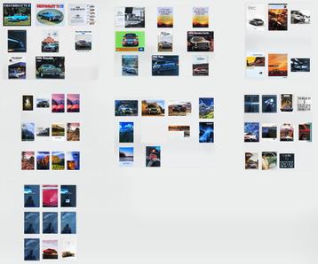 Folders Chevrolet, Chrysler, Jeep, Mercury, Pontiac beschikbaar voor biedingen