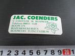 sticker boxmeer jac. coenders boom- en rozenkwekerijen, Ophalen, Zo goed als nieuw, Bedrijf of Vereniging