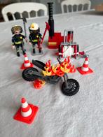 Playmobil city 5365 brandweer met echte waterpomp, Ophalen of Verzenden, Gebruikt, Complete set