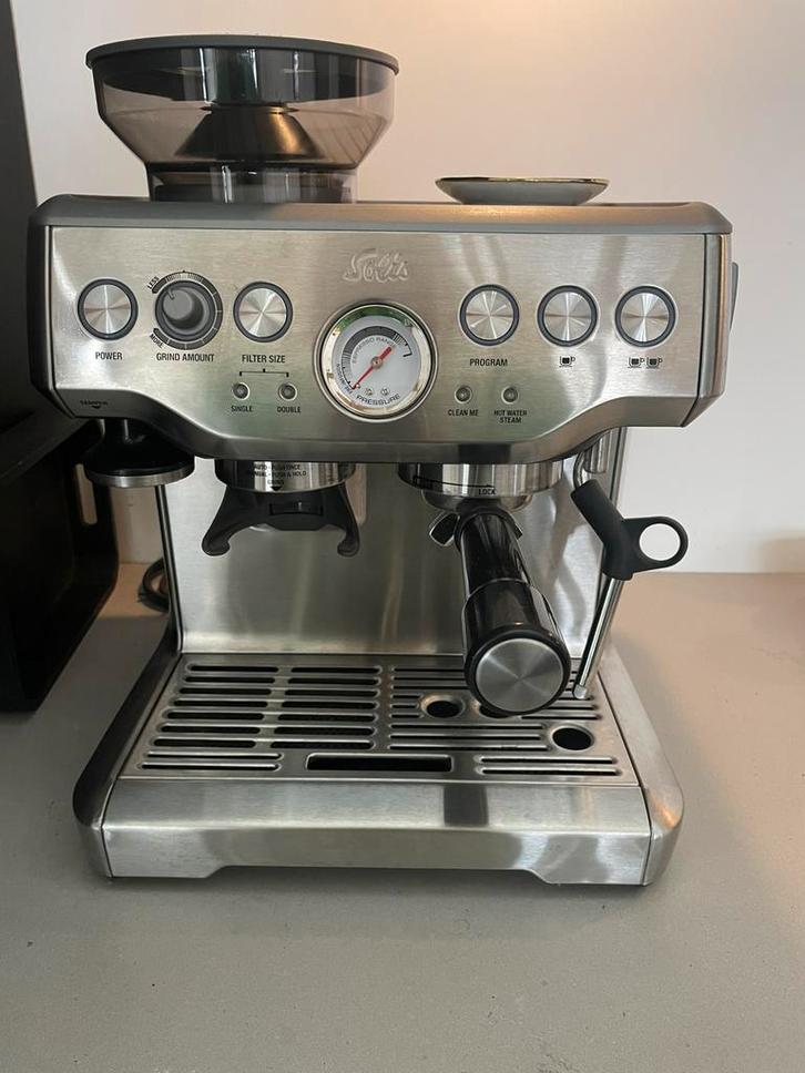 Solis espressomachine, Witgoed en Apparatuur, Koffiezetapparaten, Zo goed als nieuw, Gemalen koffie, Espresso apparaat, Ophalen of Verzenden