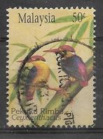 001-26 Malysie / Pekaka Rimba - Vogel, Verzenden, Gestempeld, Zuidoost-Azië