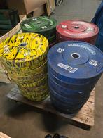 Nieuwe camo bumper plates, Sport en Fitness, Fitnessmaterialen, Ophalen, Nieuw, Rug, Halterschijven
