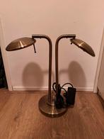 Vintage Jan de Bouvrie bureaulamp, Huis en Inrichting, Lampen | Vloerlampen, Ophalen, Gebruikt, Metaal, Minder dan 100 cm