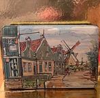 Vintage Verkade Koektrommel met Hollands tafereel (MPXI), Ophalen of Verzenden, Gebruikt, Beschuit, Verkade