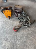 Takel 1 ton met loopkat, Ophalen, Zo goed als nieuw