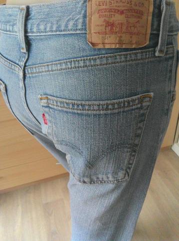 LEVIS 514 SLIM STRAIGHT stretch spijkerbroek W28 L28 beschikbaar voor biedingen